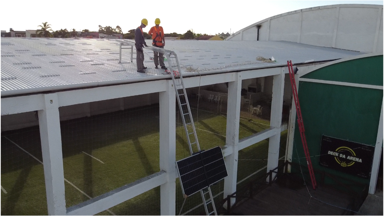 Arena Gauchão Pelotas - RS | Economia  60.000 kWh/ano
